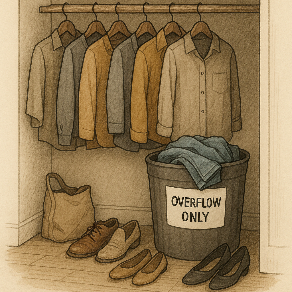 Contain the floor: the one-basket rule for overflow