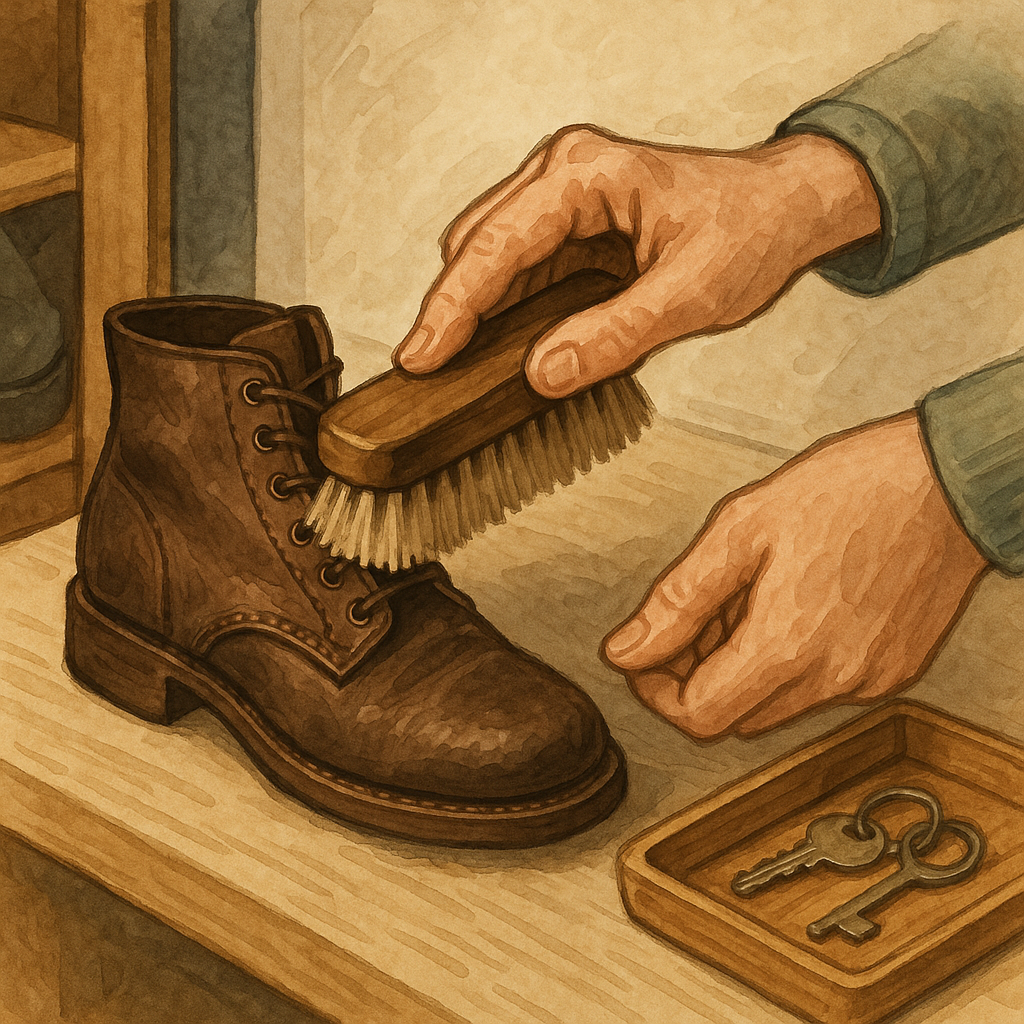 The 2-minute brush-and-air routine that saves leather (and your nose)