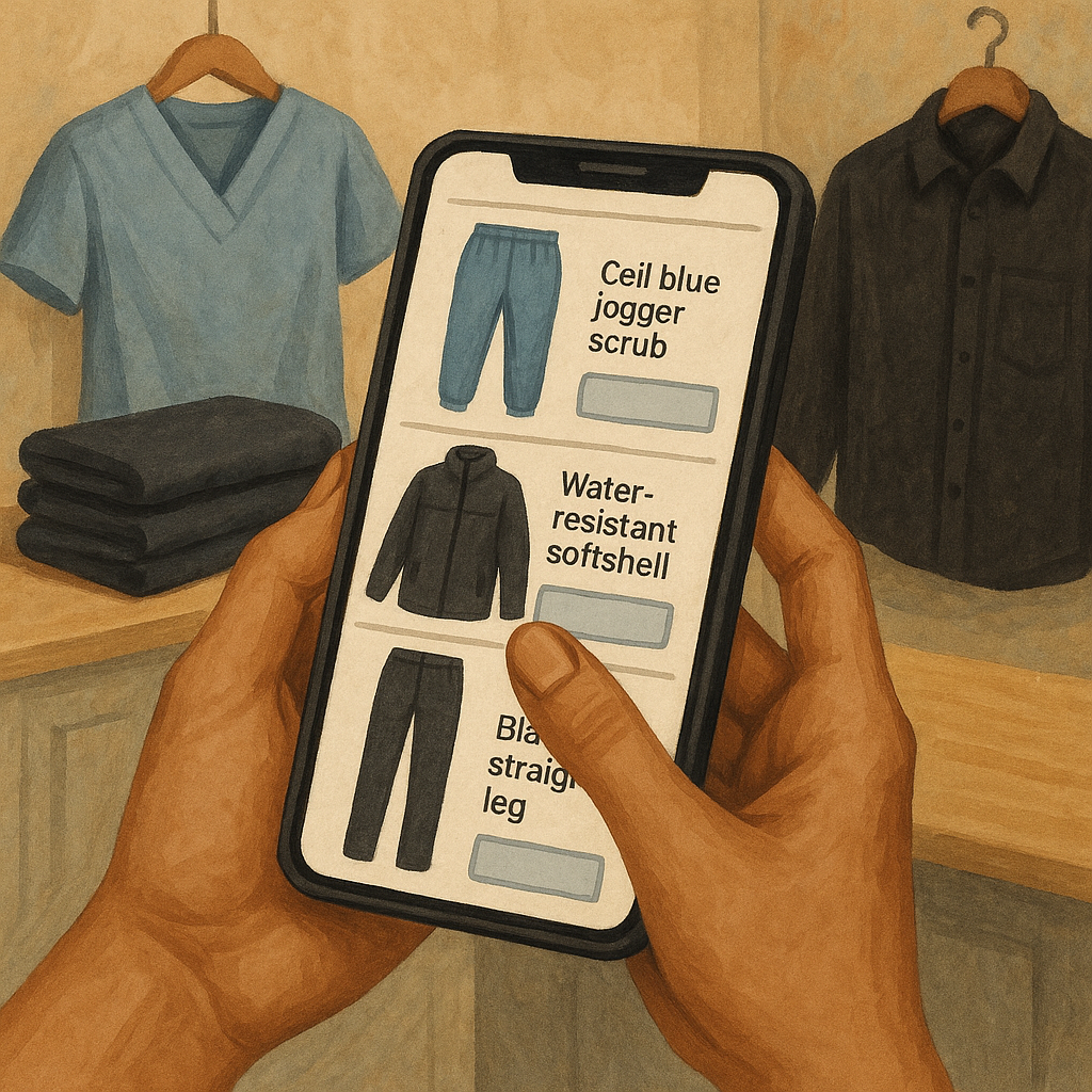 Job-uniform swap groups predict the next off-duty silhouette