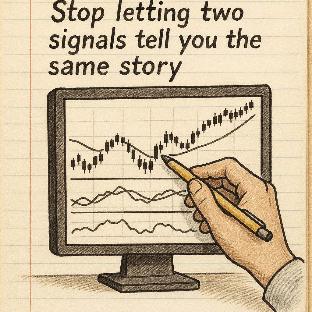 Stop letting two signals tell you the same story