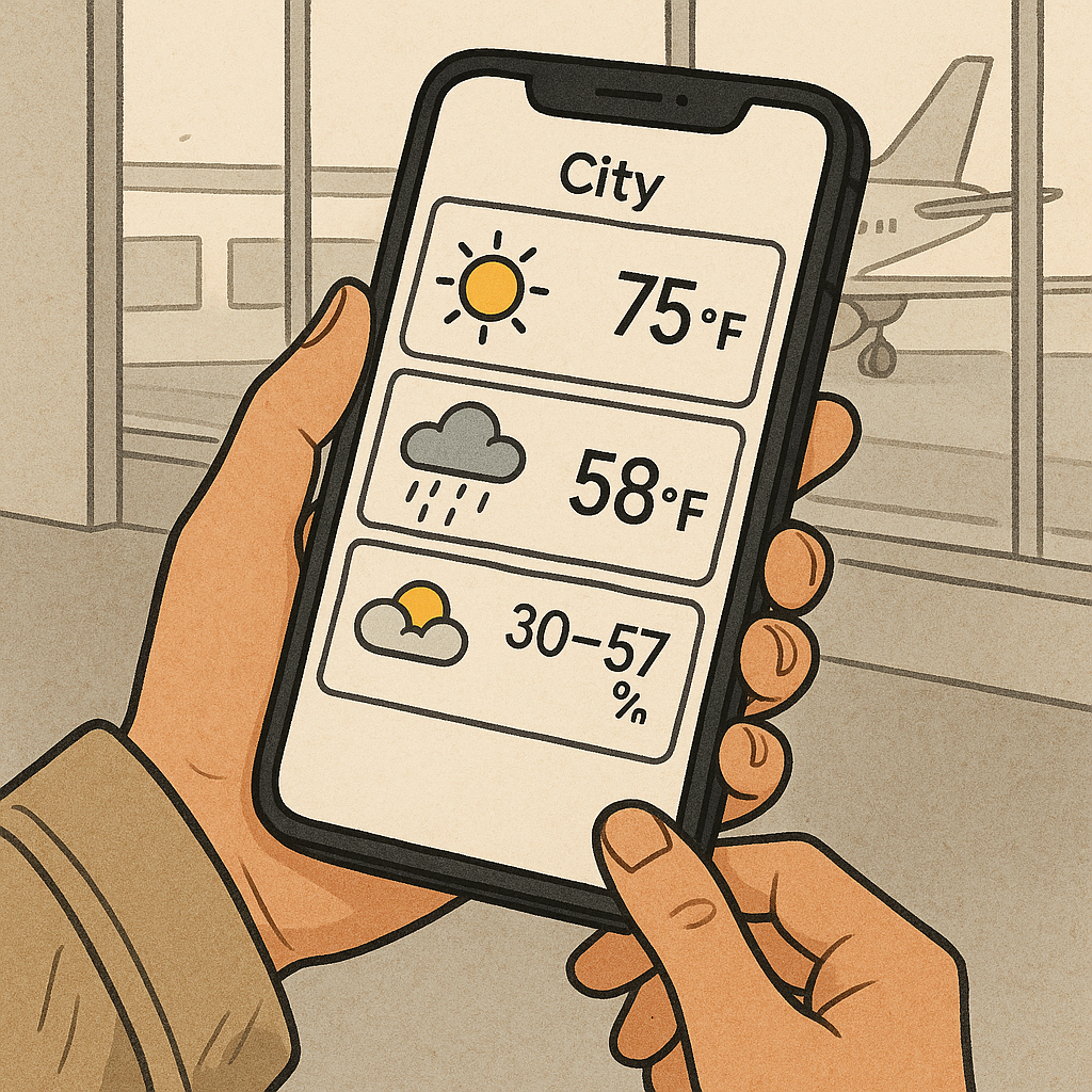 Weather maps explain more outfits than runway recaps