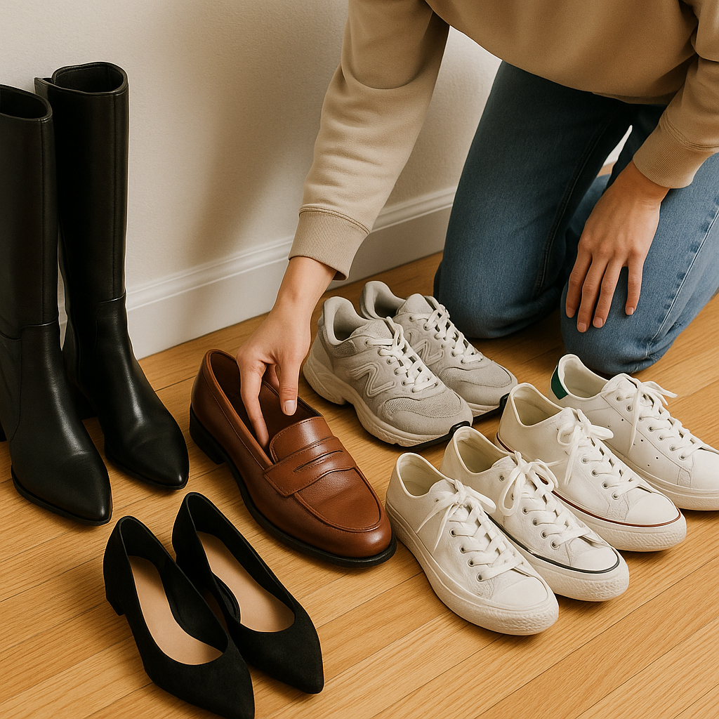 Start with your shoes, not your shirts