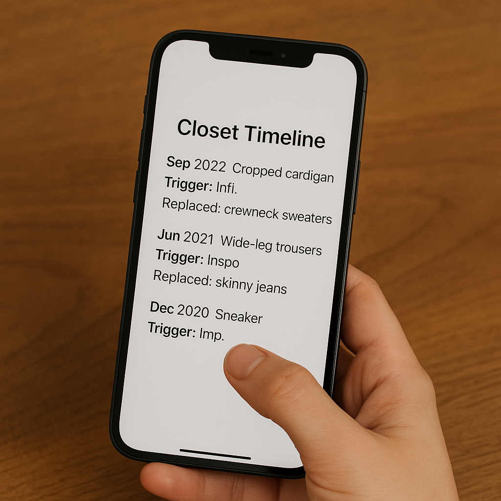 Build a three-year timeline from pieces you already own