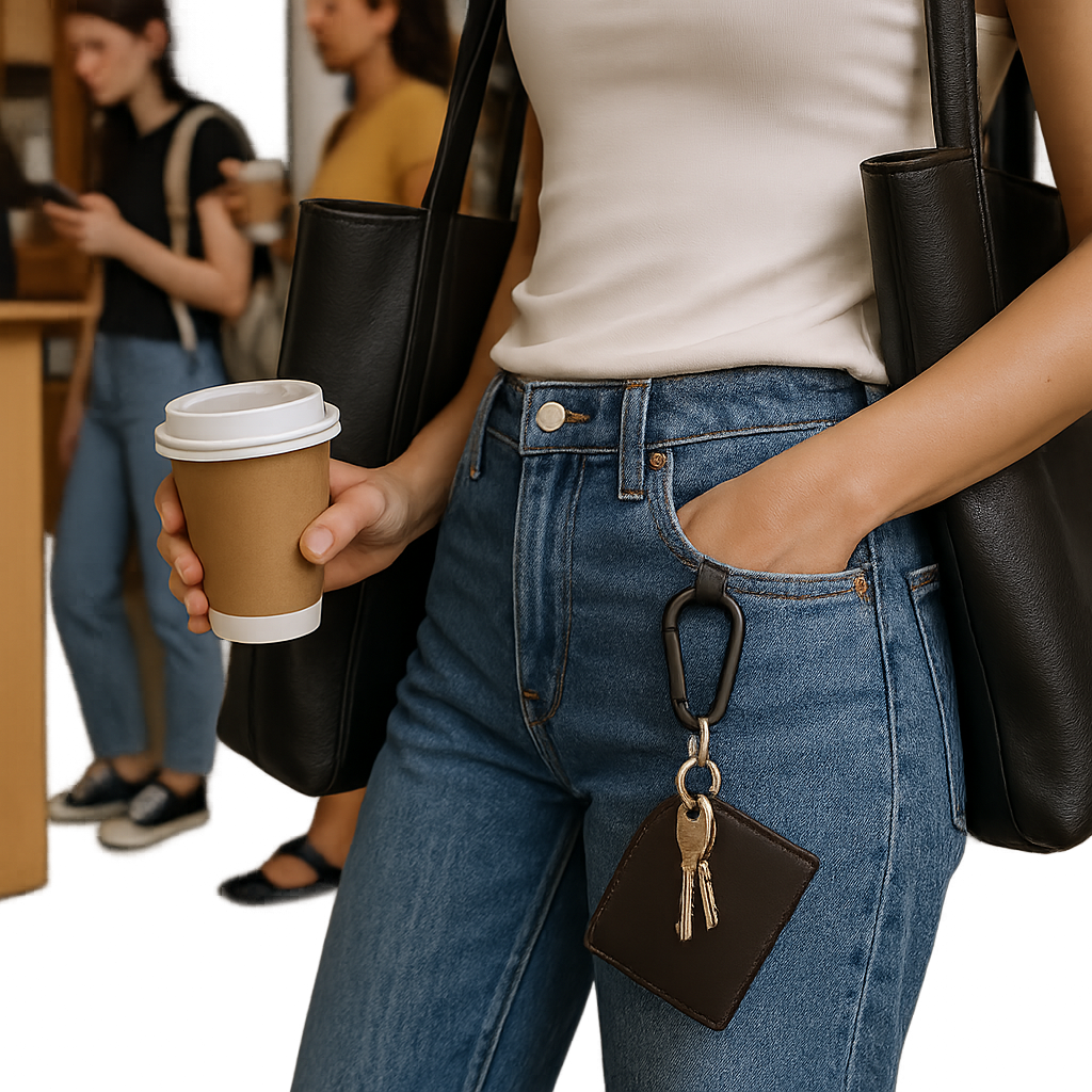 Carabiners moved from gear to jewelry