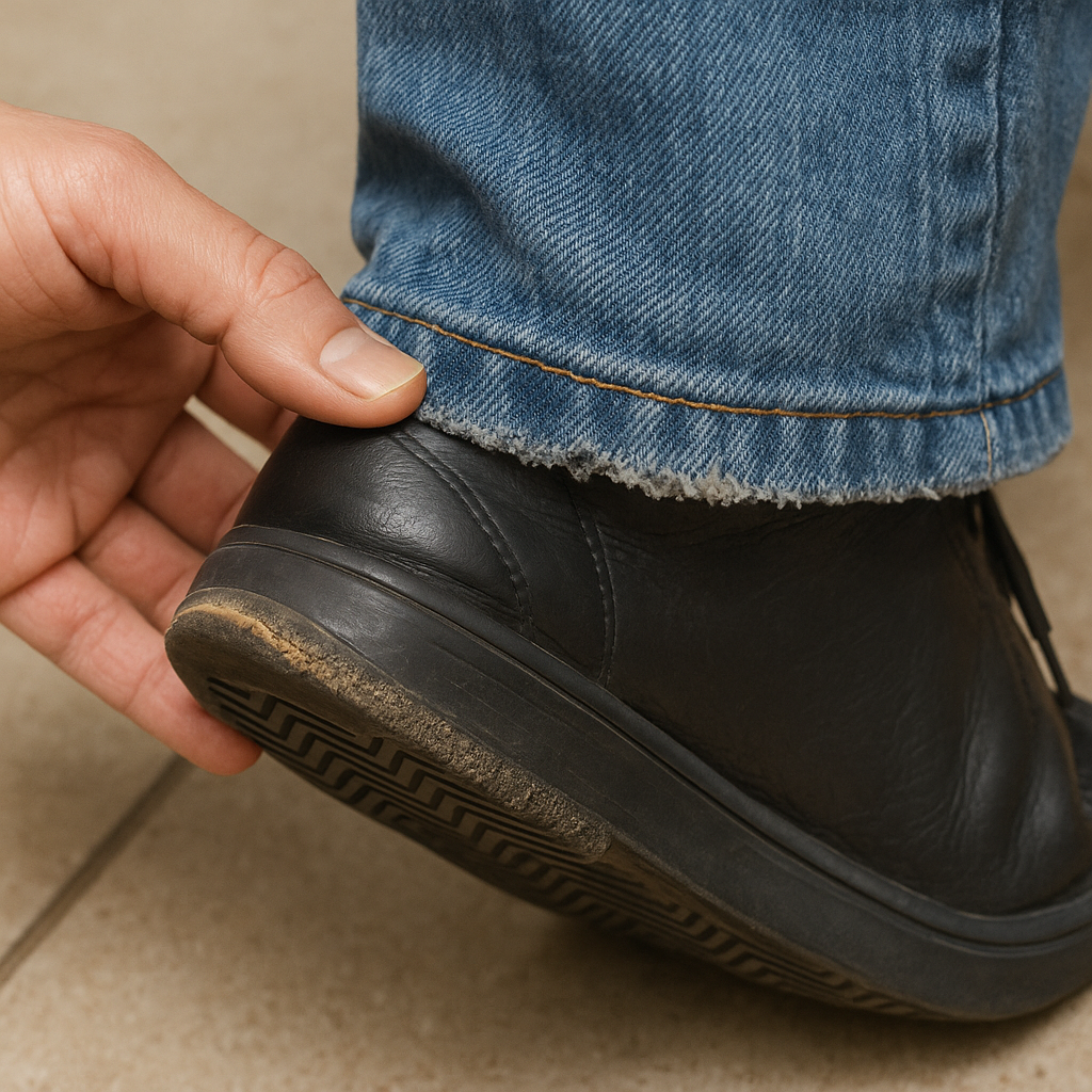 Heel drag tells you when your shoes are costing you clothes