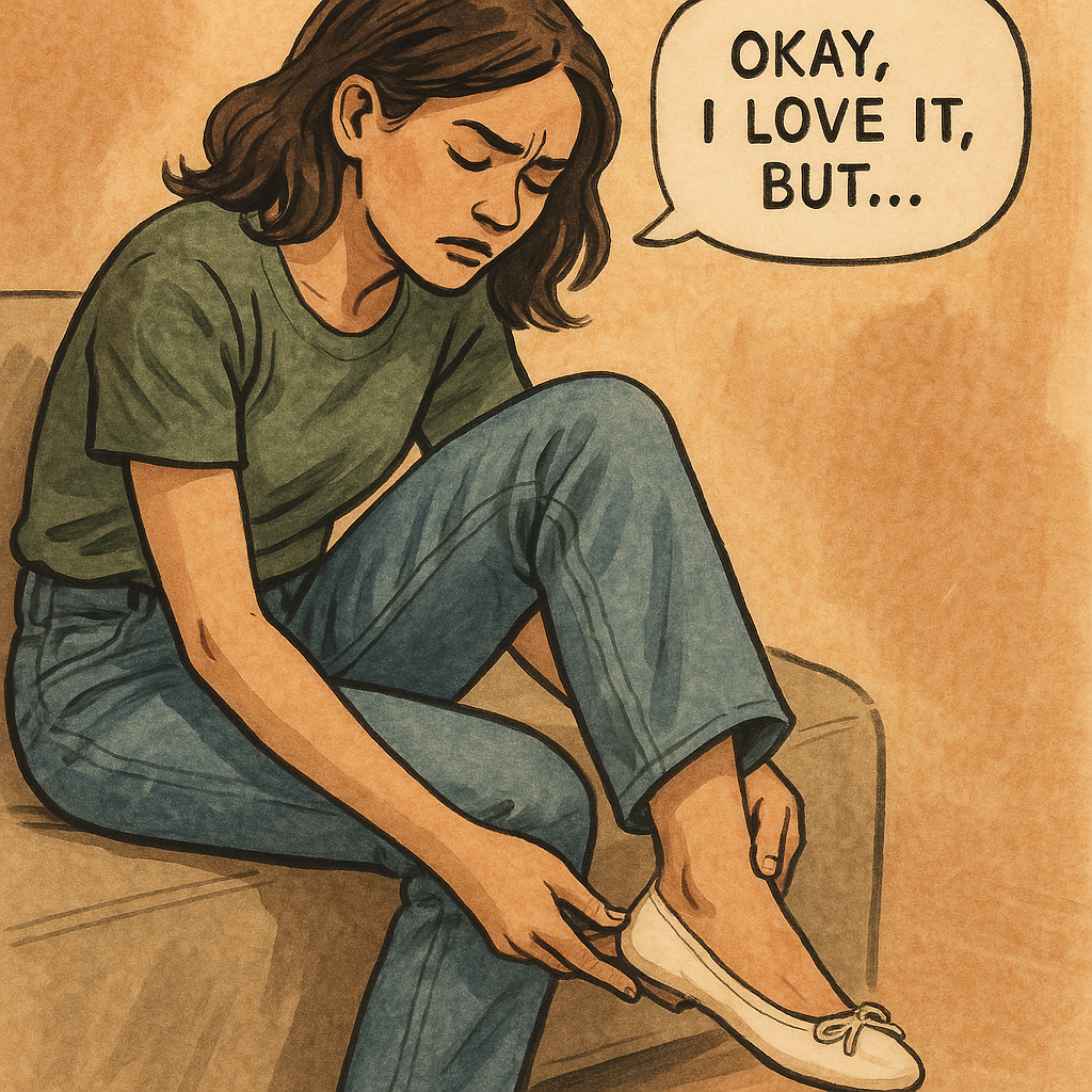 Look for the first complaints about quality and comfort