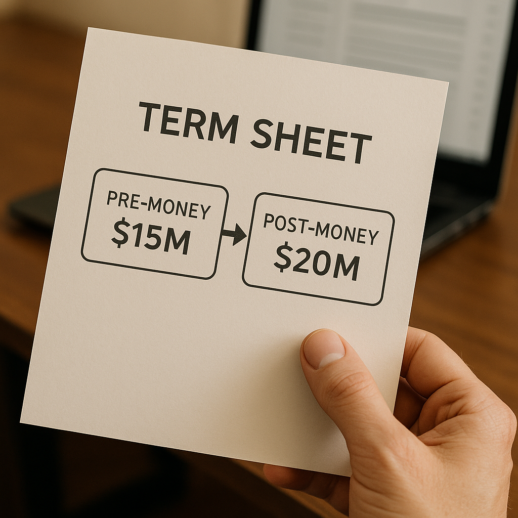 Post-money, pre-money, and why the first number you quote drifts
