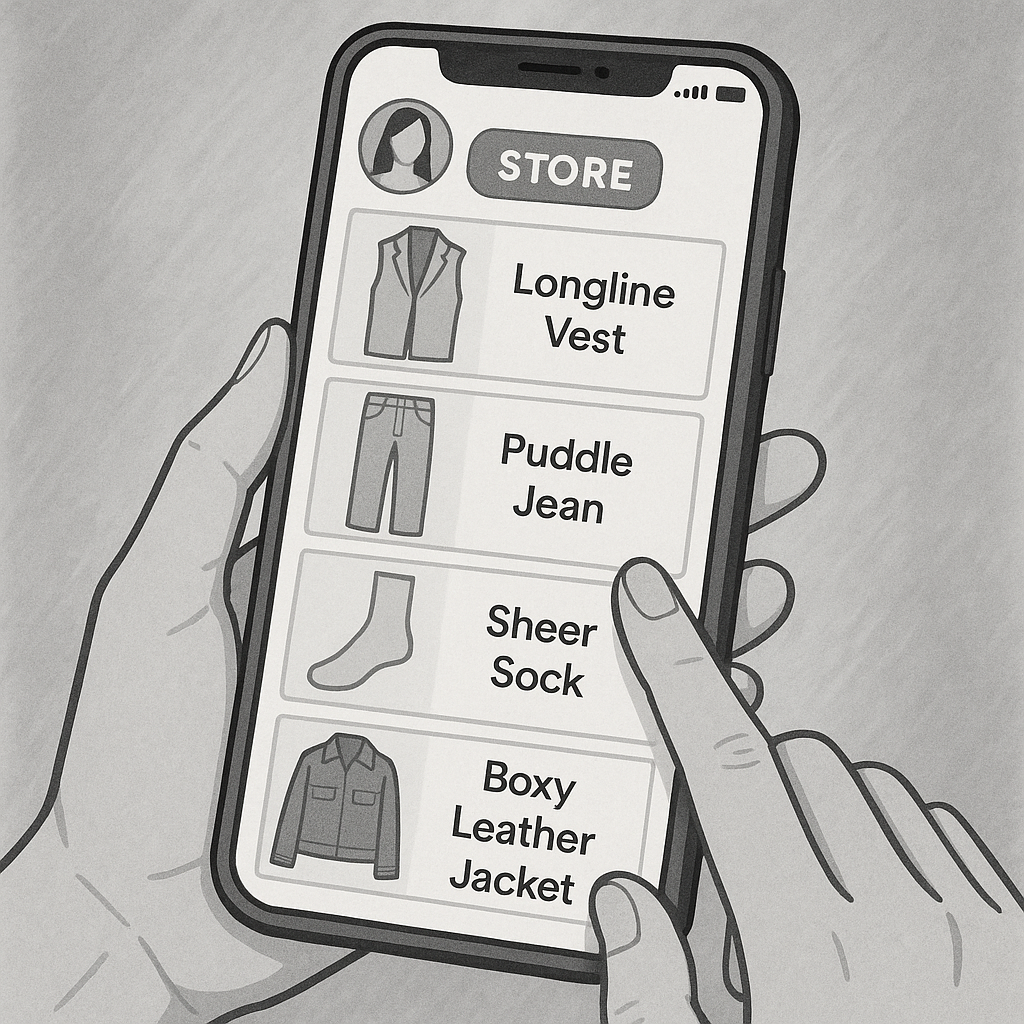 The link-in-bio storefront tells you what brands are seeding