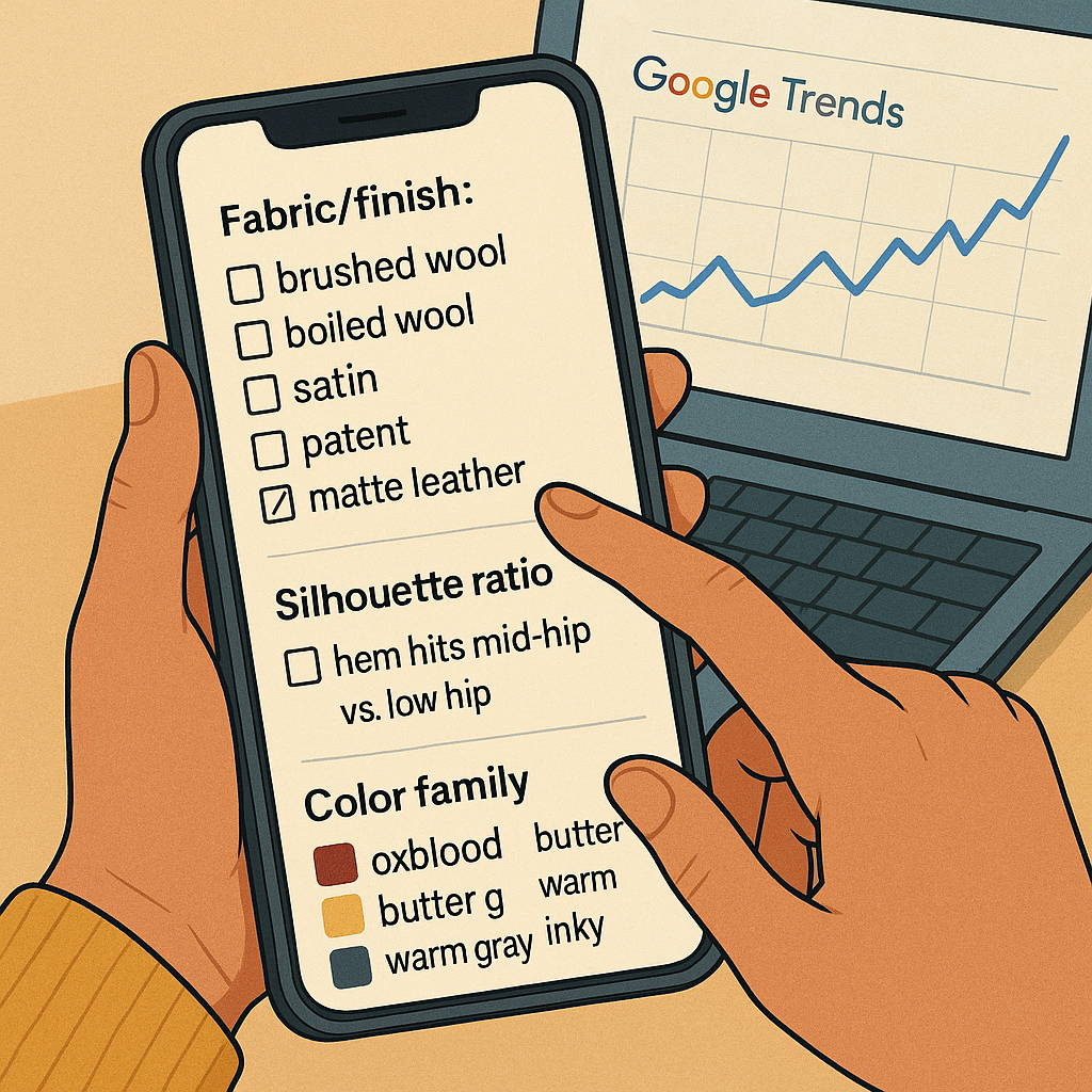 Translate vibes into numbers you can shop and style
